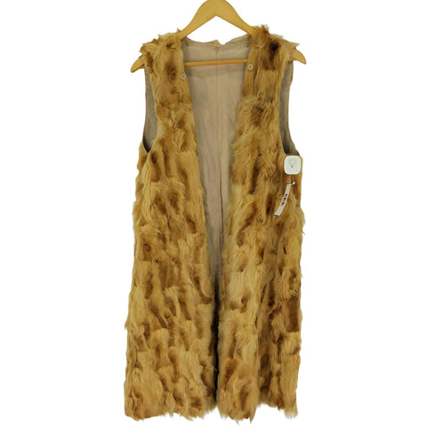 real fur リアルファー ベスト レディース