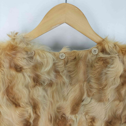 real fur リアルファー ベスト レディース