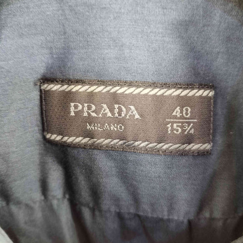 プラダ PRADA レギュラーカラー 半袖シャツ メンズ JPN:40