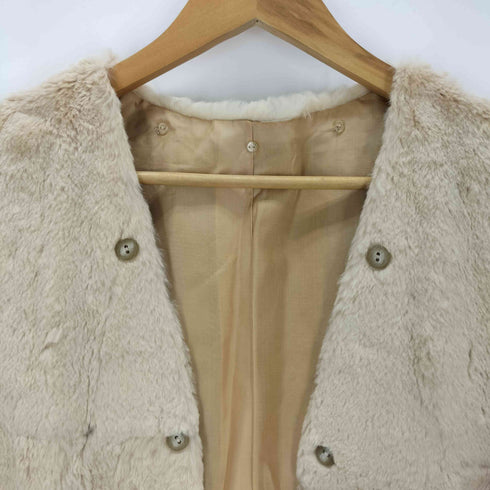 real fur リアルファー ベスト レディース