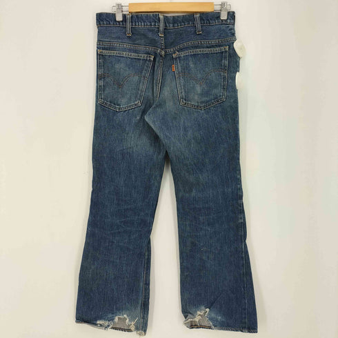 リーバイス Levis 70s 後期 USA製 ボタン裏23 684 オレンジタブ 42 TALON プリシュランク ビッグベル フレア ベルボトムデニム メンズ