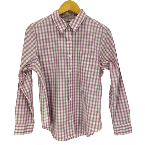 エルエルビーン L.L.Bean Wrinkle Free ギンガムチェック L/S シャツ レディース JPN:S