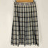 アクアスキュータム AQUASCUTUM チェック柄 ノーカラージャケット プリーツスカート セットアップ レディース