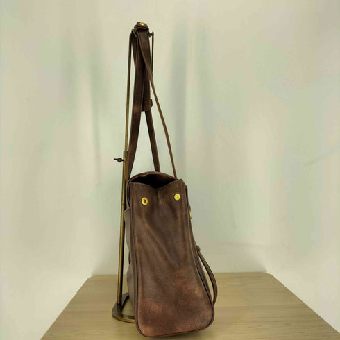 JONBAG アンティークブラウン レザー ショルダーバッグ レディース