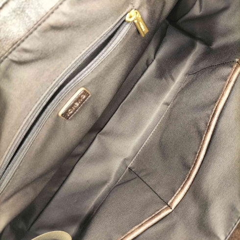 JONBAG アンティークブラウン レザー ショルダーバッグ レディース