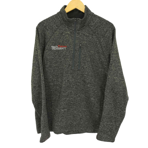 エディーバウアー Eddie Bauer 企業ロゴ刺繍 ハーフジップ ニット プルオーバージャケット メンズ import:L