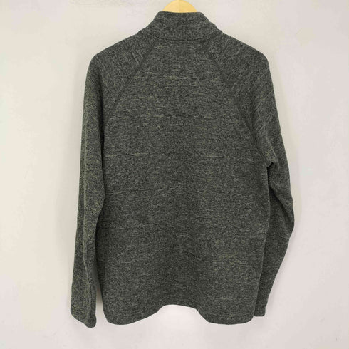 エディーバウアー Eddie Bauer 企業ロゴ刺繍 ハーフジップ ニット プルオーバージャケット メンズ import:L