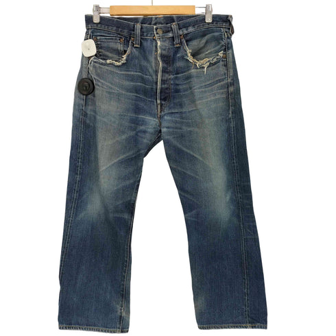リーバイスヴィンテージクロージング Levis Vintage Clothing 2007年7月製造 日本製 復刻 1947年モデル 501XX BIG E 赤耳 ボタンフライ デニムパンツ メンズ FR:36-38