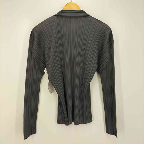 プリーツプリーズイッセイミヤケ PLEATS PLEASE ISSEY MIYAKE プリーツ シャツカーディガン レディース JPN:4