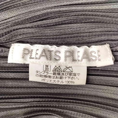 プリーツプリーズイッセイミヤケ PLEATS PLEASE ISSEY MIYAKE プリーツ シャツカーディガン レディース JPN:4