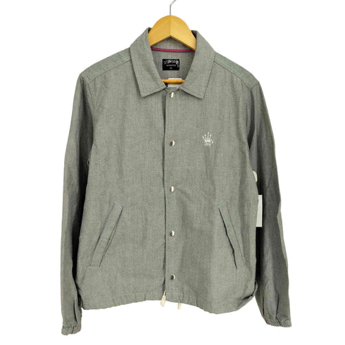 ステューシー Stussy 00S クラウンロゴ コットンコーチジャケット メンズ import:S