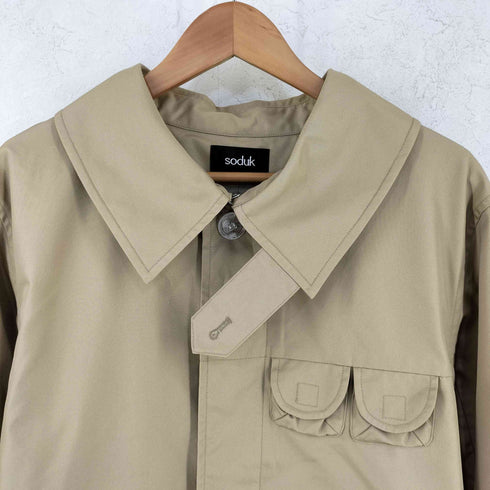 スドーク soduk many pockets trench coat メニー ポケット トレンチ コート レディース