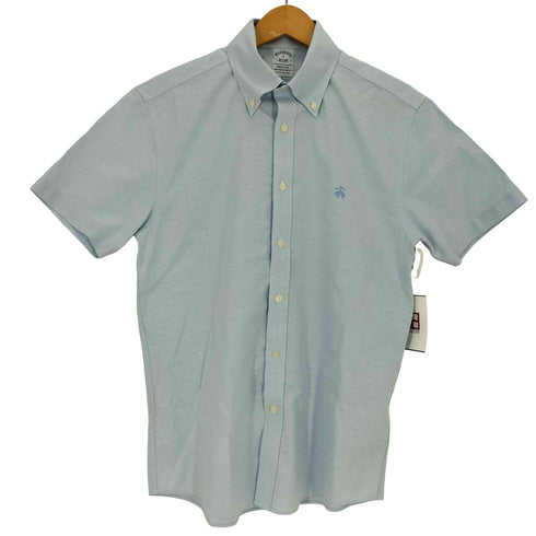 ブルックスブラザーズ BROOKS BROTHERS NON-IRON STRETCH REGULAR GFロゴ 刺繍 S/S 半袖 BD シャツ メンズ import:S