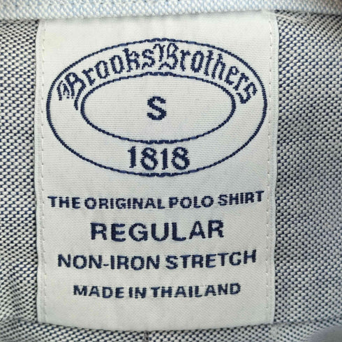 ブルックスブラザーズ BROOKS BROTHERS NON-IRON STRETCH REGULAR GFロゴ 刺繍 S/S 半袖 BD シャツ メンズ import:S
