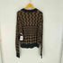 シュガーヒル SUGARHILL KUBA KNIT SWEATER #BLACK & BROWN メンズ JPN:3