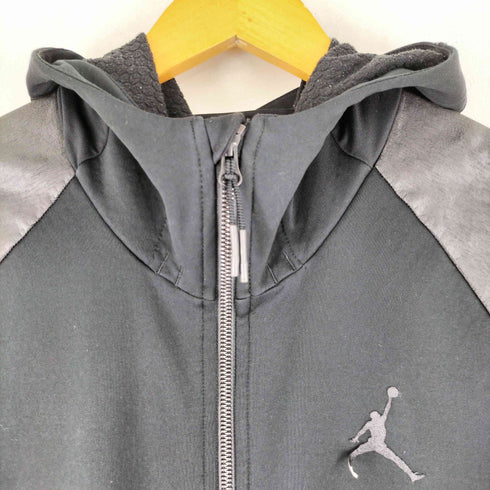ジョーダンブランド JORDAN BRAND ダブルジップ レザー切替パーカー メンズ JPN:M
