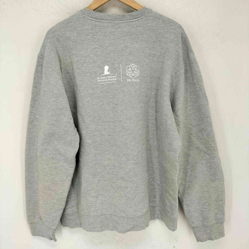 ポートカンパニー PORT&COMPANY クルーネック プリント 長袖 スウェット メンズ import:L