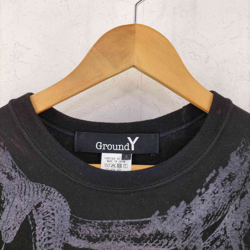 グラウンドワイ Ground Y 25SS Print Cobra T-Shirts プリント コブラ 半袖 Tシャツ メンズ 3