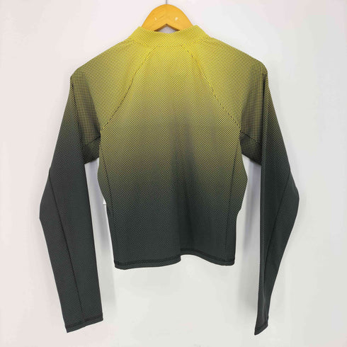 ポロバイラルフローレン Polo by RALPH LAUREN グラフィック クロップド クォータージップ レディース import:L