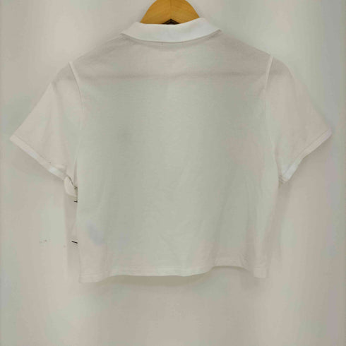 ポロバイラルフローレン Polo by RALPH LAUREN ストレッチ ピケ クロップド ポロシャツ レディース import:L
