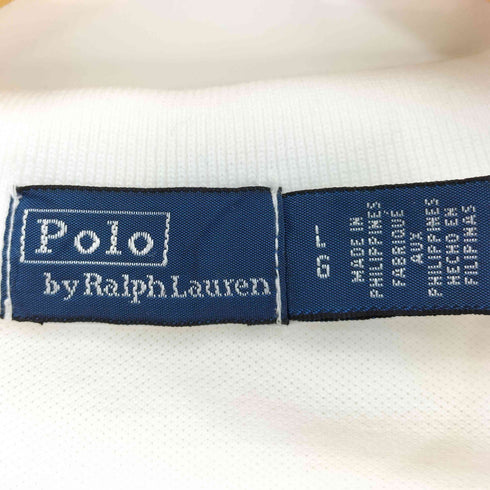 ポロバイラルフローレン Polo by RALPH LAUREN ストレッチ ピケ クロップド ポロシャツ レディース import:L