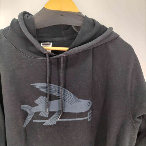 パタゴニア patagonia トビウオ フライングフィッシュ プリント プルオーバーパーカー メンズ import:XL