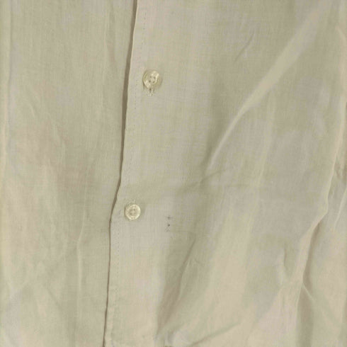 GB COLLECTION ジービー コレクション 半袖 リネン オープンカラー シャツ メンズ 2XL