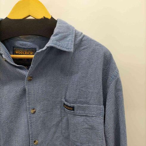 ウールリッチ WOOLRICH ワッフル レギュラーカラーシャツ メンズ O