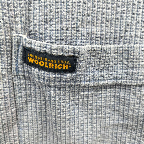 ウールリッチ WOOLRICH ワッフル レギュラーカラーシャツ メンズ O