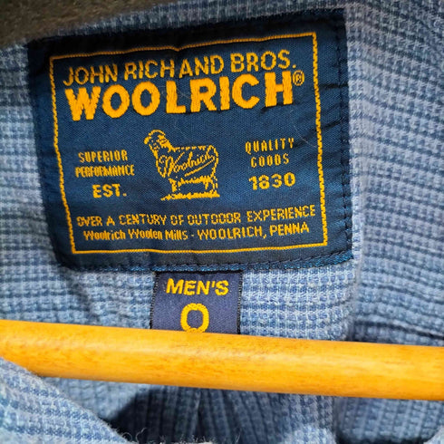 ウールリッチ WOOLRICH ワッフル レギュラーカラーシャツ メンズ O