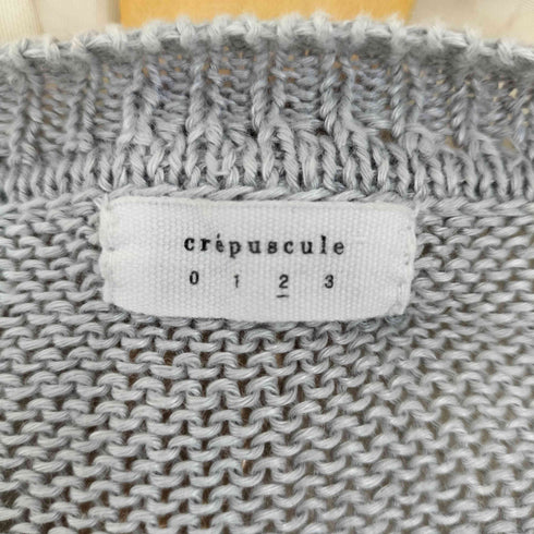 クレプスキュール crepuscule O オー 別注 Vネックリネンプルオーバーニット メンズ JPN:2