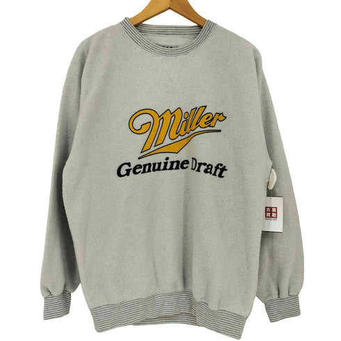 ギアフォースポーツ GEAR FOR SPORTS 90s Miller Genuine Draft MGD アメリカンラガービール プリント 起毛 Vガゼット リンガースウェット メンズ import:XL