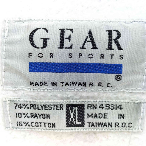ギアフォースポーツ GEAR FOR SPORTS 90s Miller Genuine Draft MGD アメリカンラガービール プリント 起毛 Vガゼット リンガースウェット メンズ import:XL