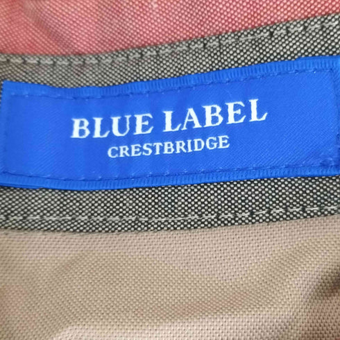 ブルーレーベルクレストブリッジ BLUE LABEL CRESTBRIDGE チェック柄半袖シャツワンピース レディース
