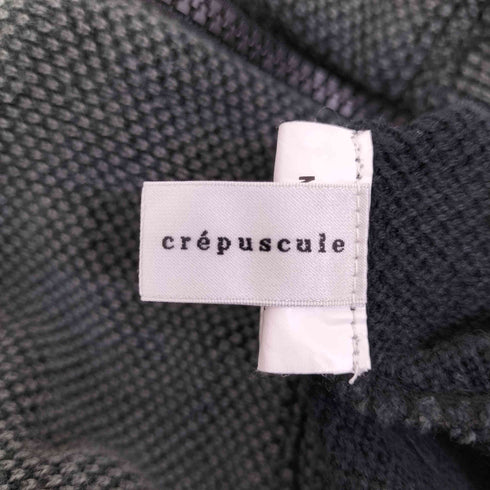 クレプスキュール crepuscule ダブルジップワッフルパーカー メンズ JPN:2