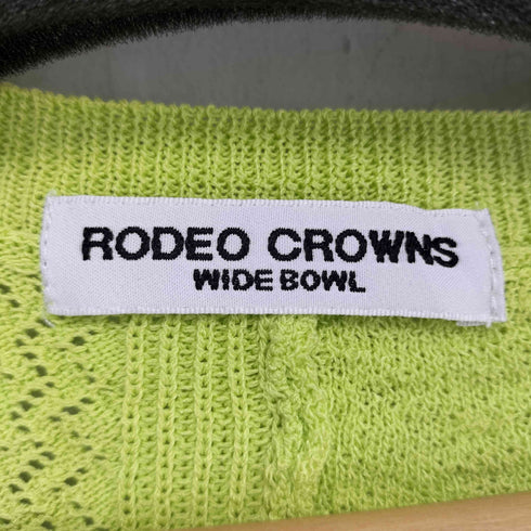 ロデオクラウンズワイドボウル RCWB/RODEO CROWNS WIDE BOWL L透編ニットトップス レディース FREE