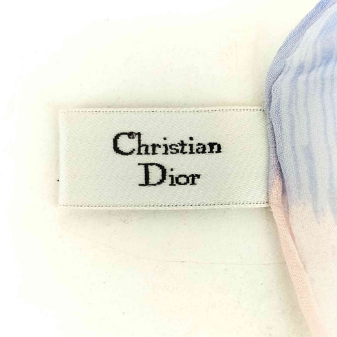 クリスチャンディオール Christian Dior フローラルモチーフ 大判 スカーフ レディース