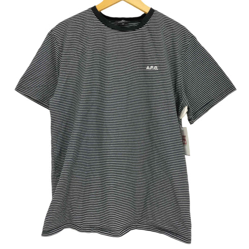 アーペーセー A.P.C. ボーダー半袖Tシャツ メンズ import:XL