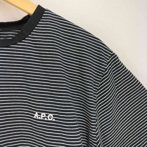 アーペーセー A.P.C. ボーダー半袖Tシャツ メンズ import:XL