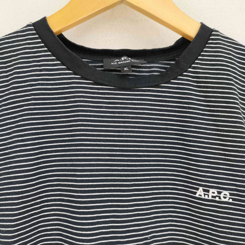アーペーセー A.P.C. ボーダー半袖Tシャツ メンズ import:XL