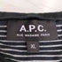 アーペーセー A.P.C. ボーダー半袖Tシャツ メンズ import:XL