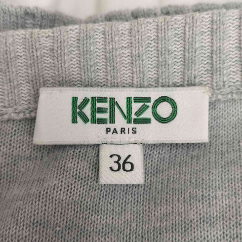 ケンゾー KENZO シャツドッキング レイヤード リブニット レディース 36