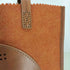 トリーバーチ TORY BURCH ポーチ付きパンチングレザーロゴ トートバック レディース