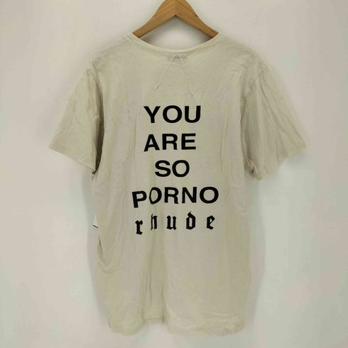 ルード RHUDE 両面プリントクルーネック 半袖Tシャツ メンズ S