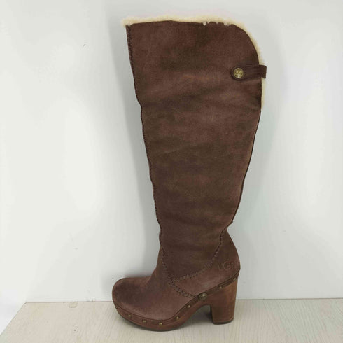 アグ UGG Lillian スエードクロッグロングブーツ レディース JPN:22