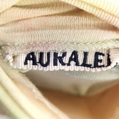 オーラリー AURALEE Sheer Turtleneck Cut-sew シアー タートルネック カットソー レディース 0