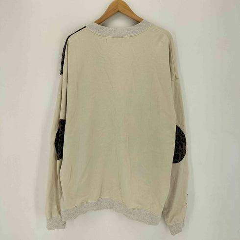 FLOWER OF THE UNIVERSE フラワー オブ ザ ユニバース WITH LEOPARD SWEAT メンズ M
