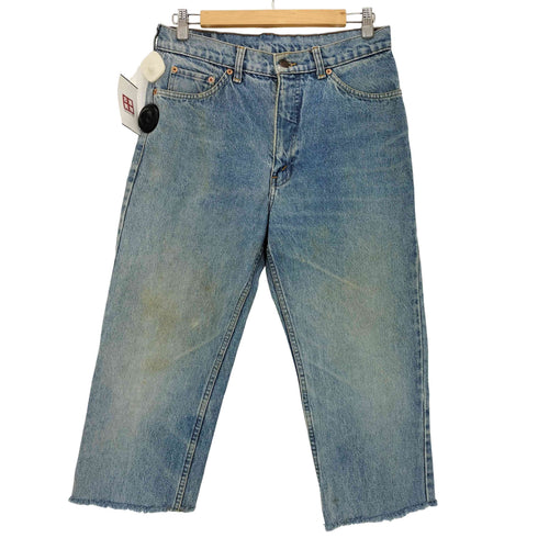 リーバイス Levis 70-80s 赤耳期-移行期 ボタン裏13 USA製 505 スモールe バックポケットチェーンステッチ ジップフライ デニムパンツ メンズ