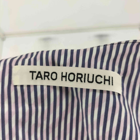 タロウホリウチ TARO HORIUCHI ストライプフリル ワンピース レディース F