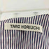 タロウホリウチ TARO HORIUCHI ストライプフリル ワンピース レディース F